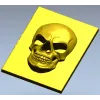 3D модель черепа в высоком рельефе (STL) для ЧПУ