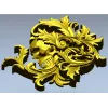 Череп в рокайле - 3D модель STL для ЧПУ
