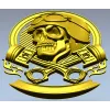 Piston Rider Skull STL for CNC