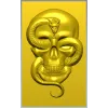 Viper's Embrace - Skull with Cobra high-relief STL
