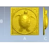 Морская черепаха в рамке - 3D модель STL для ЧПУ