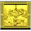 Chernobog high-relief plaque STL - 3D model for CNC carving