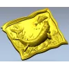 Рельефная 3D модель "Щука в зарослях" - STL для ЧПУ