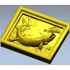 Рельеф "Щука" - 3D модель STL для ЧПУ