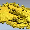 Щучий натиск - детализированное панно в формате STL для ЧПУ