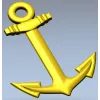Anchor Low-Relief STL for CNC