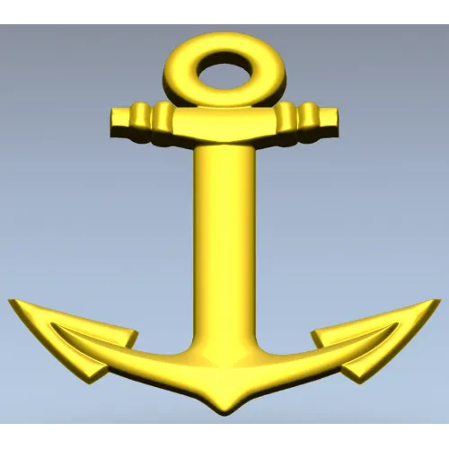 Anchor Low-Relief STL for CNC