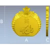 Islamic Calligraphic Medallion STL for CNC Milling