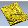 Рельефное панно "Ева и Змей" - 3D модель STL для ЧПУ