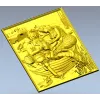 Fisherman and Mermaid relief panel - STL 3D model for CNC