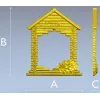 Банная рамка "С лёгким паром" - STL для ЧПУ