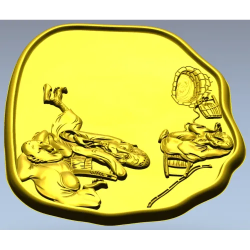 Банный поднос - 3D STL модель для фрезерной резьбы