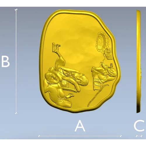Банный поднос - 3D STL модель для фрезерной резьбы