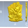 3D модель Банник - STL файл для ЧПУ по дереву