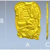 Рельефная панель "Банная нимфа" - STL для ЧПУ