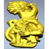 Рельефная 3D модель "Парящий банщик" - STL для ЧПУ