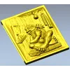 STL панно "Банный старец" - 3D модель для ЧПУ