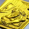 STL панно "Банный старец" - 3D модель для ЧПУ