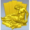 Нимфа отдыха - 3D модель STL для фрезеровки на ЧПУ