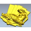 Нимфа отдыха - 3D модель STL для фрезеровки на ЧПУ