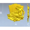 Нимфа отдыха - 3D модель STL для фрезеровки на ЧПУ