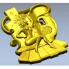STL модель "Парная нимфа" - 3D модель для ЧПУ фрезера по дереву