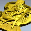 STL модель "Парная нимфа" - 3D модель для ЧПУ фрезера по дереву