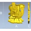 STL модель "Парная нимфа" - 3D модель для ЧПУ фрезера по дереву