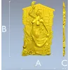Steam Nymph Relief - STL 3D model for CNC carving