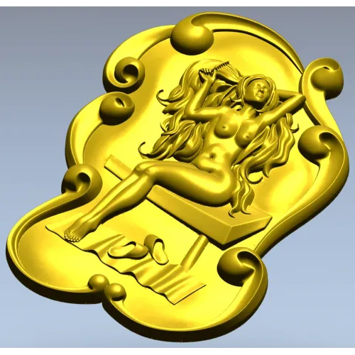 Банная нимфа - 3D модель STL для ЧПУ