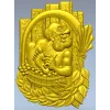 Банный весельчак - рельефное панно для ЧПУ в формате STL