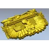 Панно "Парная у избы" - 3D модель STL для ЧПУ