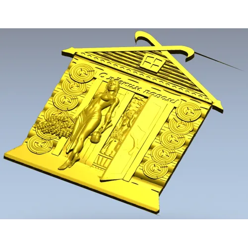 Парная Радость - 3D модель банного панно в формате STL