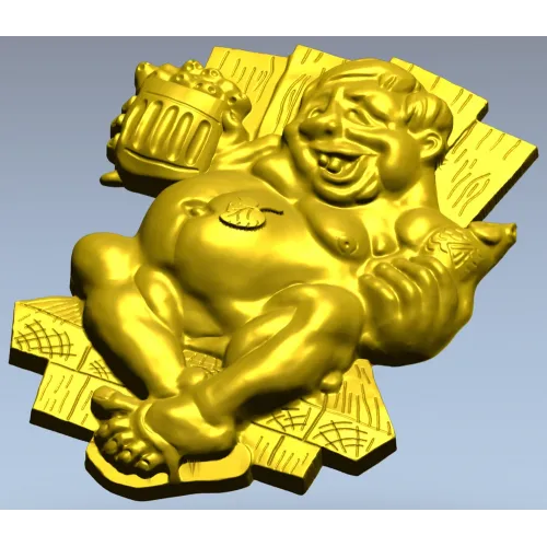 Jolly Banya Relief - STL 3D Model for CNC