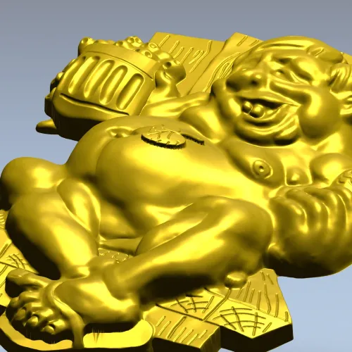 Jolly Banya Relief - STL 3D Model for CNC
