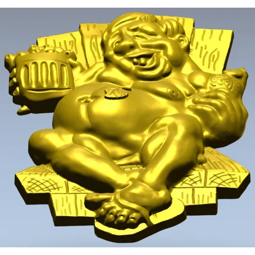 Jolly Banya Relief - STL 3D Model for CNC