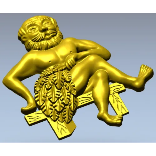 Банщик на скамье - 3D модель STL для ЧПУ