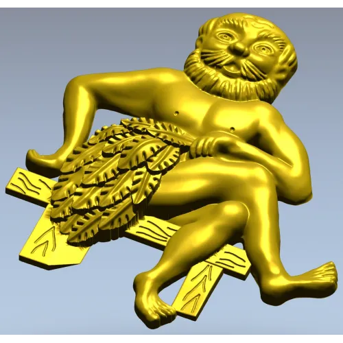 Банщик на скамье - 3D модель STL для ЧПУ
