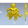 Банщик на скамье - 3D модель STL для ЧПУ