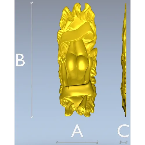 Парная нимфа - 3D модель STL рельеф для фрезера