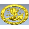 Sauna Nymph Medallion - detailed STL 3D model for CNC