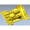 Bathhouse Companions Relief - STL 3D Model for CNC