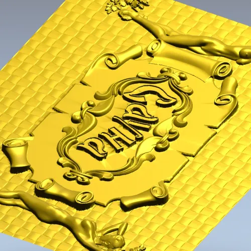 3D модель панно "Сауна" в формате STL для ЧПУ