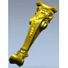 Baroque Decorative Corbel STL for CNC Milling