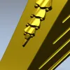 Baroque Decorative Corbel STL for CNC Milling
