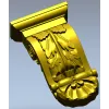 Классический кронштейн в стиле акант - 3D модель STL для ЧПУ