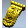 Классический кронштейн в стиле акант - 3D модель STL для ЧПУ