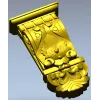 Кронштейн "Элегия барокко" - 3D модель STL для ЧПУ
