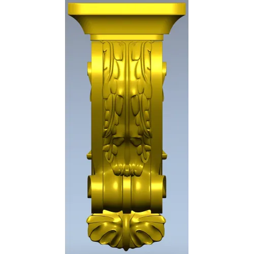 Classical Acanthus Corbel - STL 3D Model for CNC