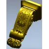 Classical Acanthus Corbel - STL 3D Model for CNC